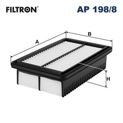Air filter AP 198/8