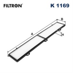Salono filtras FILTRON K 1169_1