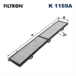 Salono filtras FILTRON K 1169A_1