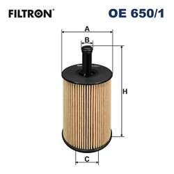 Oil filter OE 650/1_2
