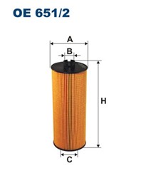 Oil filter OE 651/2_1