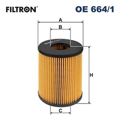 Oil filter OE 664/1_2