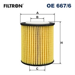 Oil filter OE 667/6_2