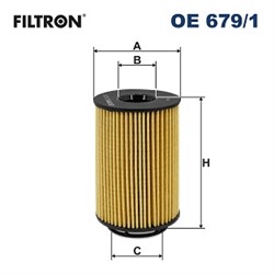 Oil filter OE 679/1_2