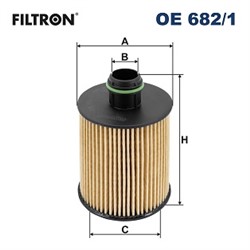 Alyvos filtras FILTRON OE 682/1_2