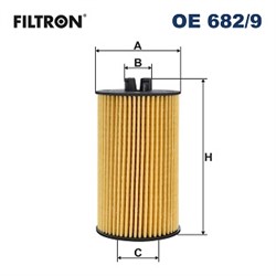 Alyvos filtras FILTRON OE 682/9