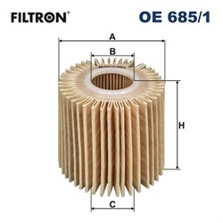Alyvos filtras FILTRON OE 685/1_1