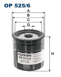 Eļļas filtrs FILTRON OP 525/6_1