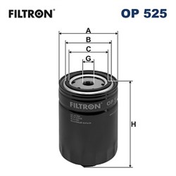 Alyvos filtras FILTRON OP 525_1