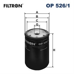Alyvos filtras FILTRON OP 526/1_1