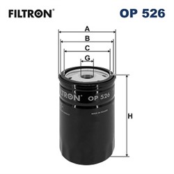 Alyvos filtras FILTRON OP 526_1