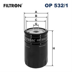 Eļļas filtrs FILTRON OP 532/1_2