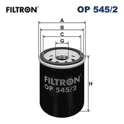 Alyvos filtras FILTRON OP 545/2_1