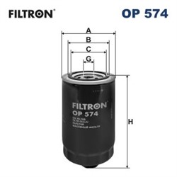 Eļļas filtrs FILTRON OP 574_1