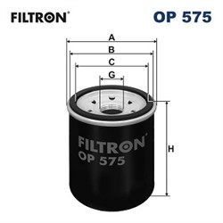 Alyvos filtras FILTRON OP 575_1