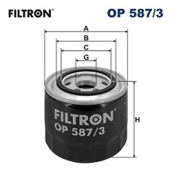 Alyvos filtras FILTRON OP 587/3_1