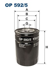 Oil filter OP 592/5_1