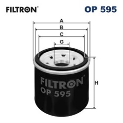 Alyvos filtras FILTRON OP 595_1