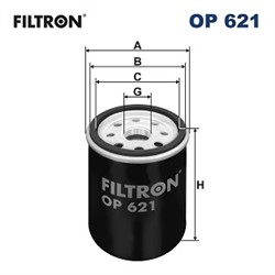 Alyvos filtras FILTRON OP 621_1