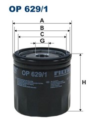 Oil filter OP 629/1_1