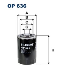 Alyvos filtras FILTRON OP 636_1