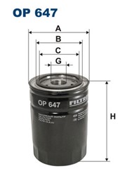 Oil filter OP 647_2