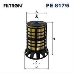 Filtr paliwa PE 817/5