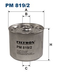 Degalų filtras FILTRON PM 819/2_2