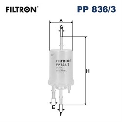 Degalų filtras FILTRON PP 836/3_2