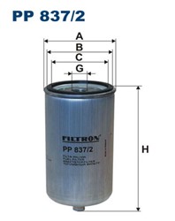 FILTRON Kütusefilter PP 837/2_3