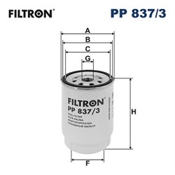 Filtr paliwa PP 837/3