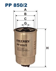 Degvielas filtrs FILTRON PP 850/2_2