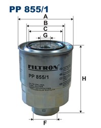 FILTRON Kütusefilter PP 855/1_2