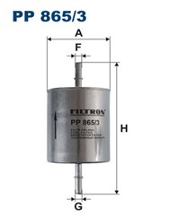 Degalų filtras FILTRON PP 865/3_2
