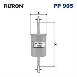 Degvielas filtrs FILTRON PP 905_2