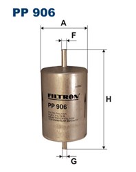 Degvielas filtrs FILTRON PP 906_2