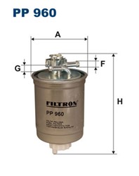 Degalų filtras FILTRON PP 960_2