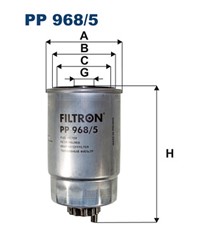 Degalų filtras FILTRON PP 968/5_2