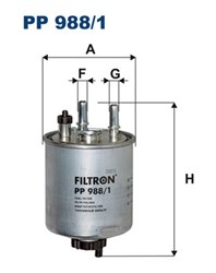 Filtr paliwa PP 988/1_2