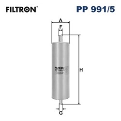 Degalų filtras FILTRON PP 991/5_2