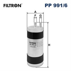 Filtr paliwa PP 991/6