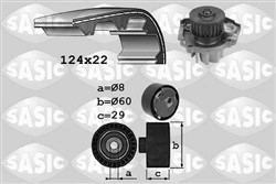 Water Pump & Timing Belt Kit SAS3906037