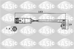 Bremžu kluču nodiluma devējs SASIC SAS6236007 (daudzums iepakojumā 2gab.)_0