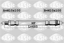 Bremžu šļauka/caurule SASIC SAS6600065_0