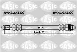 Bremžu šļauka/caurule SASIC SAS6604027_0