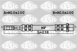 Bremžu šļauka/caurule SASIC SAS6606202_0