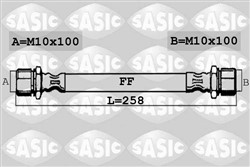 Bremžu šļauka/caurule SASIC SAS6606204_0