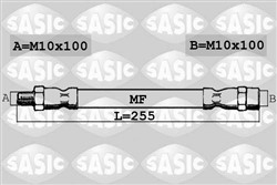 Bremžu šļauka/caurule SASIC SAS6606262