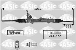 Stūres iekārta ( ar pastiprinātāju) SASIC SAS7006019