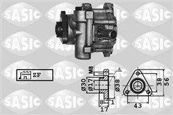 Hydraulic Pump, steering SAS7076001